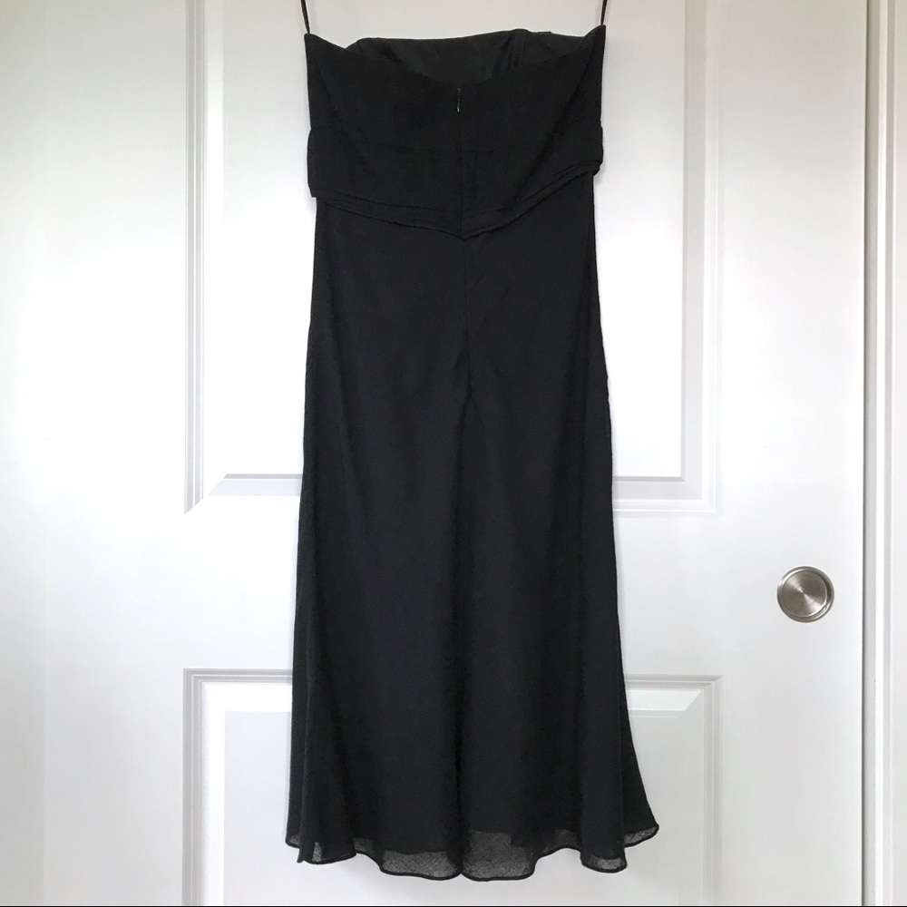NWT White House Black Market Strapless Midi Dress - Picture 5 of 9